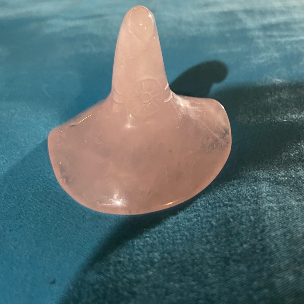 Rose Quartz Witch Hat